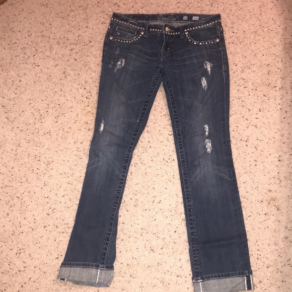 Miss me jeans size 28 unique lace - Picture 2 of 13